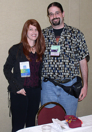 Kim Harrison and Chris Lester